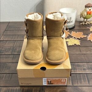Koolaburra Tan Suede Boots Toddler size 8